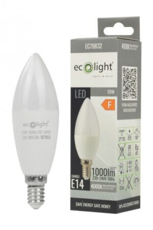 CANDLE E14 10W 4000K 900lm