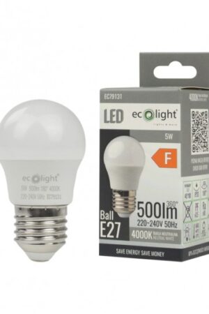 GOLF BALL E27 5W 4000K 450lm