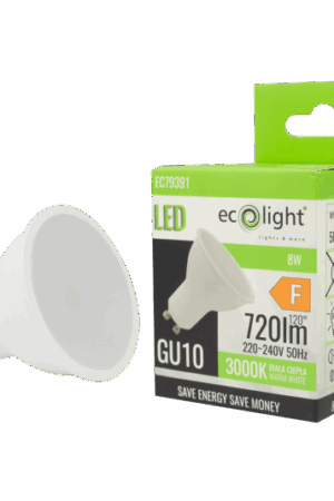 GU10 8W 3000K 720lm