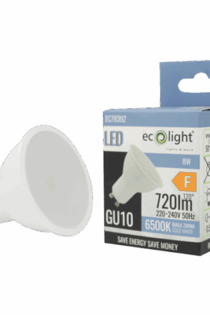 GU10 8W 6500K 720lm