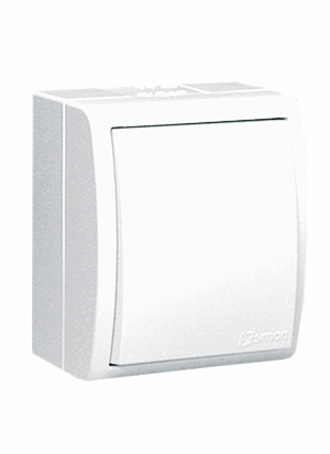 Simon Aquarius Łącznik hermetyczny jednobiegunowy biały AQW1/11