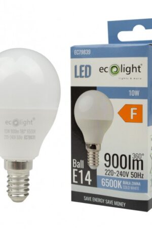 GOLF BALL E14 10W 6500K 900lm