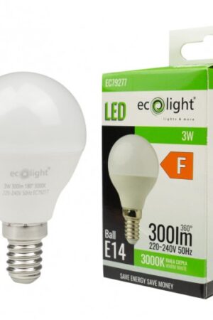 GOLF BALL E14 3W 3000K 270lm