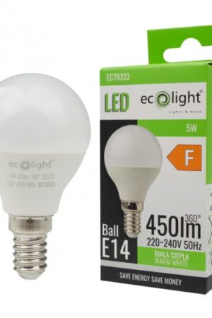 GOLF BALL E14 5W 3000K 450lm