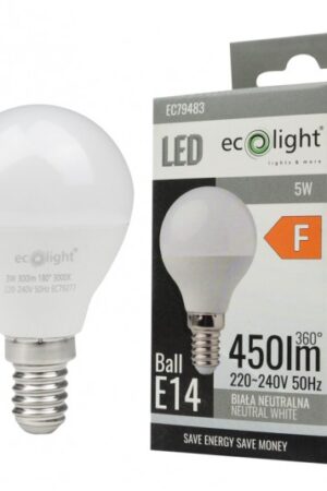 GOLF BALL E14 5W 4000K 450lm