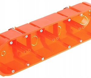 Puszka 4x 60mm p/t regips pomarańczowa