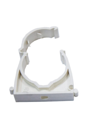 Uchwyt zamknięty do rur gładkich UZ 18 biały 68042