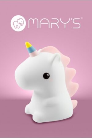 MARY'S lampka nocna LED RGB Jednorożec