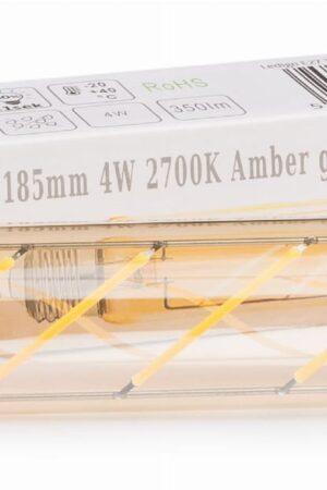 Żarówka LED E27 T30 4W filament AMBER