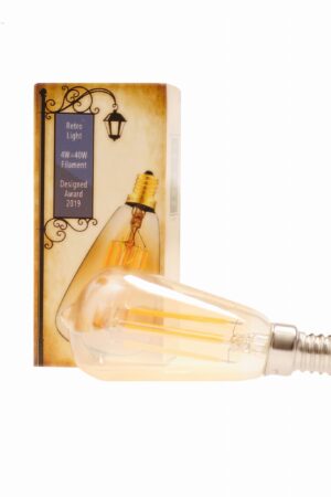 Żarówka świeczka LED E14 S38 4W AMBER