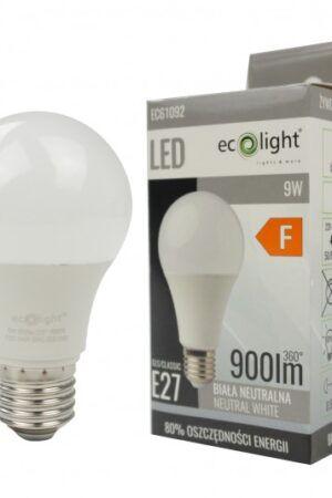 CLASSIC E27 9W 4000K 900lm