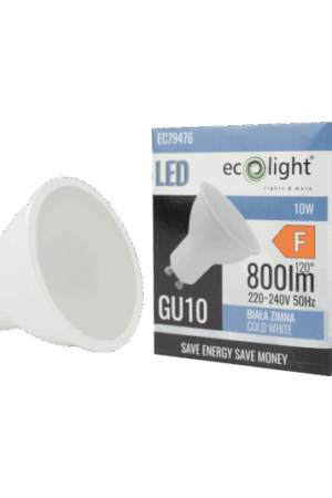 GU10 10W 6500K 800lm
