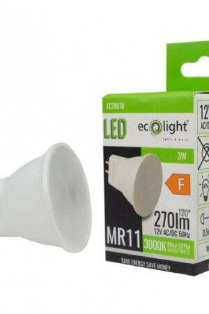 MR11 3W 12V 3000K 270lm