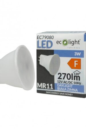 MR11 3W 12V 6500K 270lm