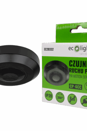 Czujnik ruchu PIR CP-6C czarny