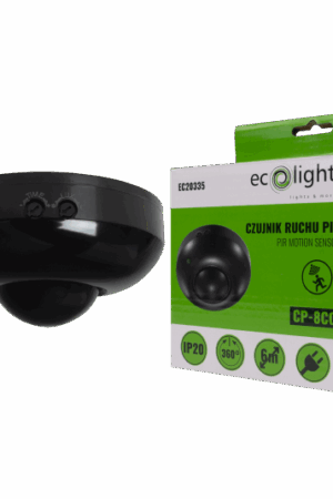 Czujnik ruchu PIR CP-8C czarny