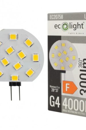 G4 Pastylka 3W 12V 4000K 280lm