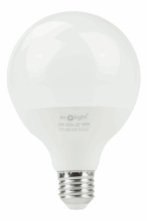 LED G95 E27 20W 3000K