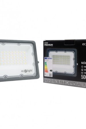 Naświetlacz PREMIUM 50W 5000lm 4000K IP65 NEW