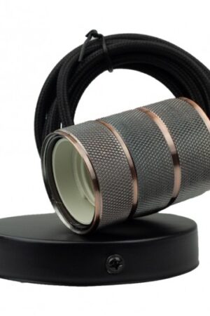 Oprawa sufitowa wisząca 2m E27 Czerwona miedź