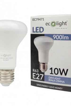R63 E27 10W 6500K 900lm