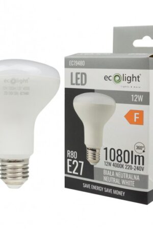 R80 E27 12W 4000K 1080lm