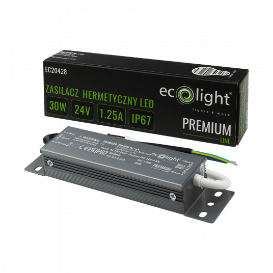 Zasilacz hermetyczny PREMIUM 30W 24V
