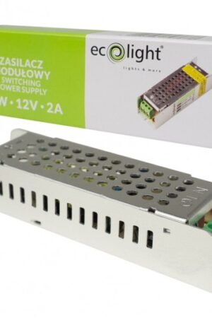 Zasilacz LED 25W 12V 2A IP20 SLIM 100x30x21