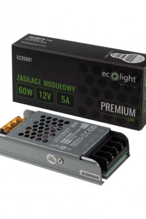 Zasilacz modułowy slim PREMIUM 60W 12V