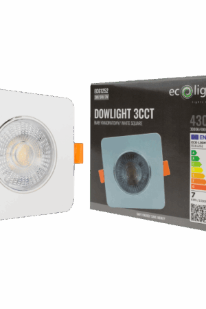 Downlight LED 3W/5W/7W CCT biały kwadrat