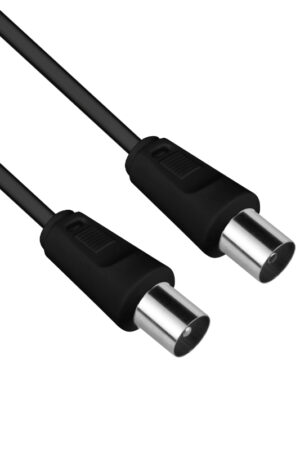 Przewód TV-VIDEO 1,5m czarny