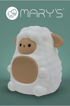 MARY'S lampka nocna LED RGB Owieczka z budzikiem