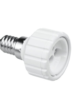 Adapter żarówki E14 na GU10