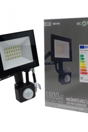 Naświetlacz LED PIR NL-3 20W 4000K 90lm/W IP54