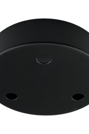 Podsufitka metalowa potrójna okrągła czarna