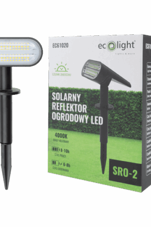 Solarny Reflektor Ogrodowy LED SRO-2