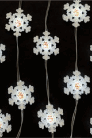 Magiczne lampki 50 led 6500K Śnieżynka 5m DC5V