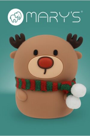 MARY'S lampka nocna LED Reniferek z szalikiem