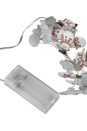 Girlanda LED 20xBałwan 2xAAA 2,2m