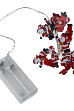 Girlanda LED 20xMikołaj 2xAAA 2,3m