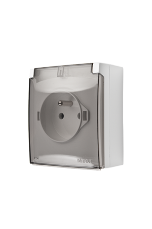 Gniazdo pojedyncze z uziemieniem Simon Aquaclick ACGZ1C/11A