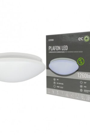 Plafon czujnik mikrofalowy 255x80 18W 4000K 1260lm