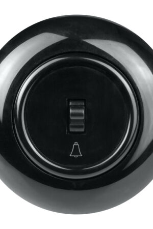 Włącznik dzwonkowy z ramką czarny EX1 Electromalt EX1B0020