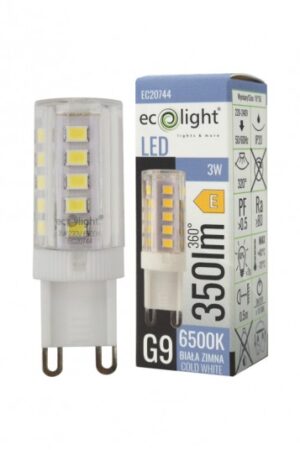 Żarówka LED G9 3W 6500K 350lm