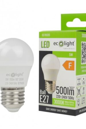 Żarówka LED GOLF BALL E27 5W 3000K 500lm