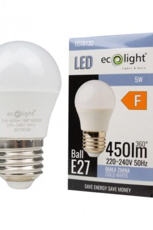 Żarówka LED GOLF BALL E27 5W 6500K 500lm