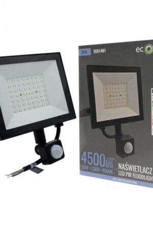 Naświetlacz LED PIR NL-3 50W 6500K 90lm/W IP54