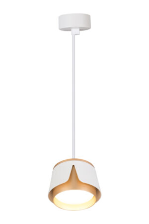 Oprawa wisząca 1 x GX53 biało-złota