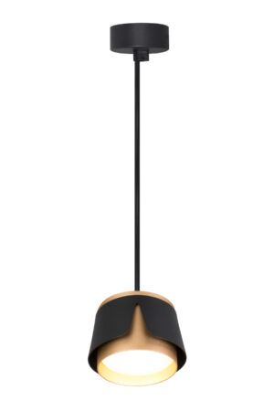 Oprawa wisząca 1 x GX53 czarno-złota