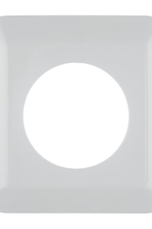 Osłonka ścienna do włączników pojedyncza biała